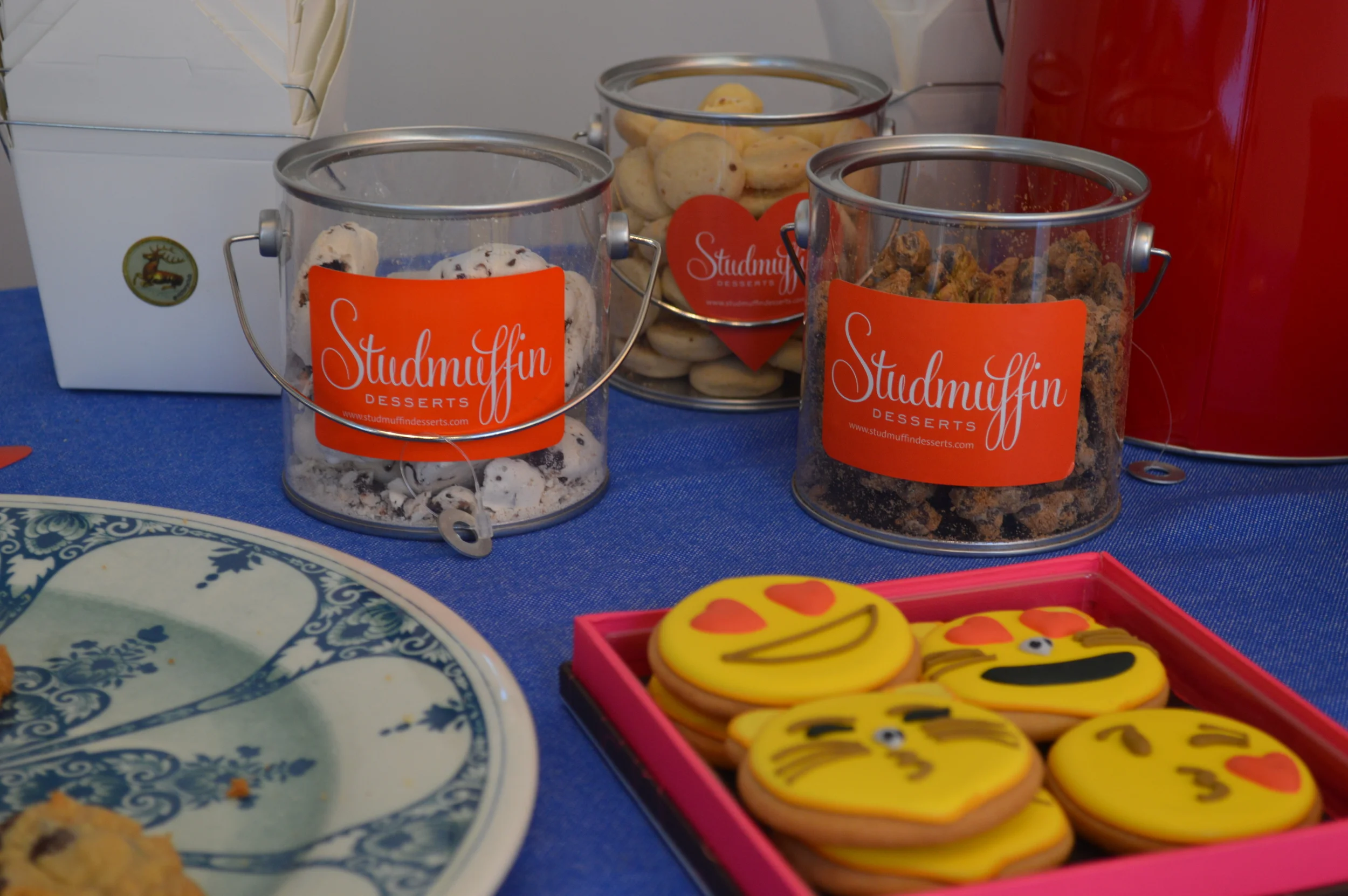 "Jackie Os", "Lemon Crisps" and "Sinners & Saints" by Studmuffin Desserts