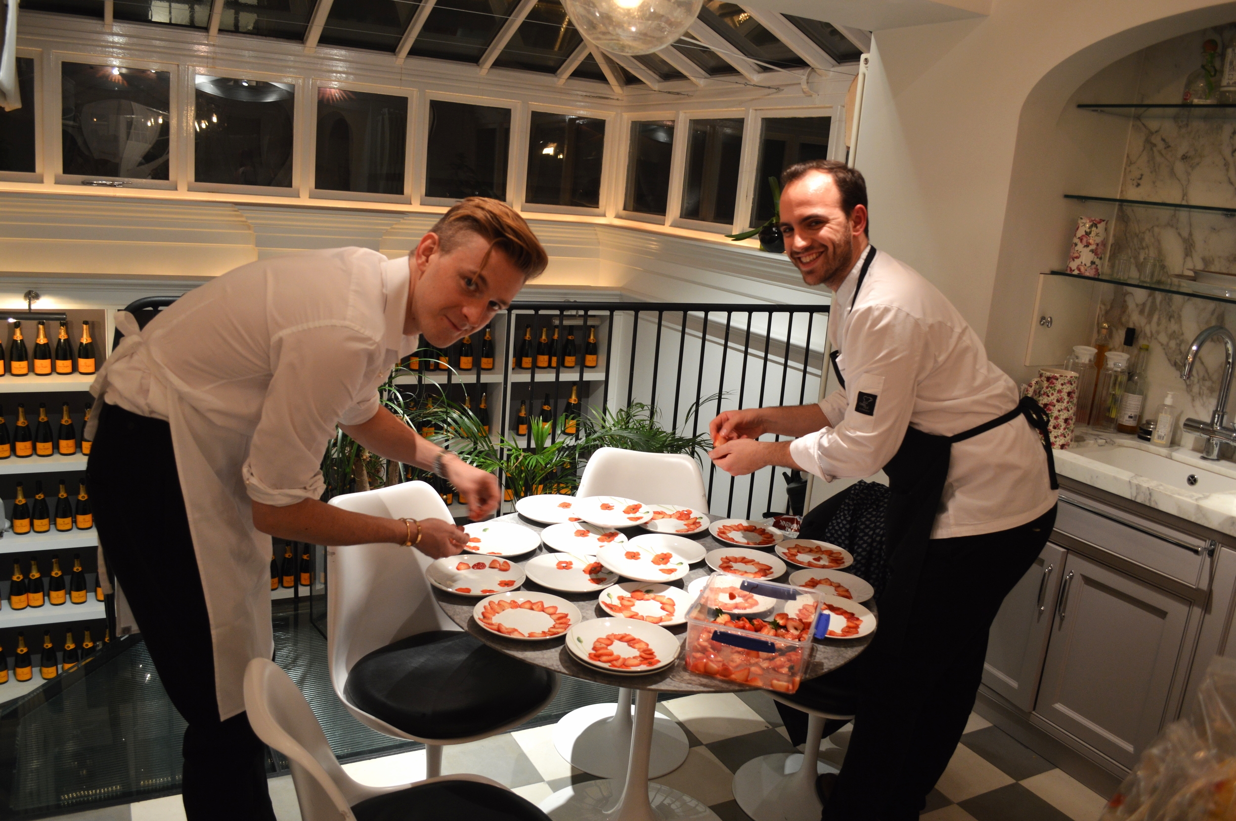 Preparing Dolci!