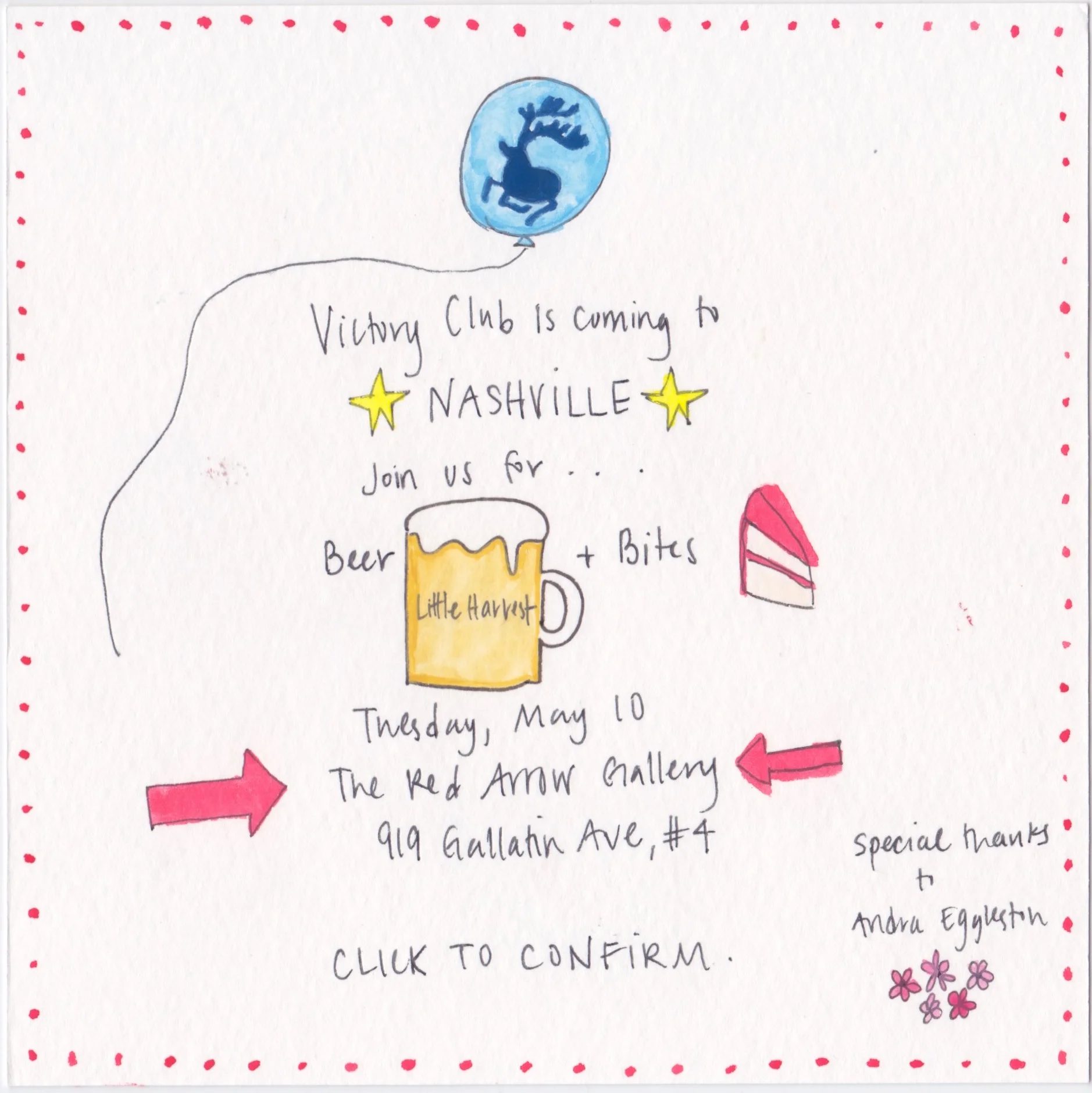 Victory Club invitation