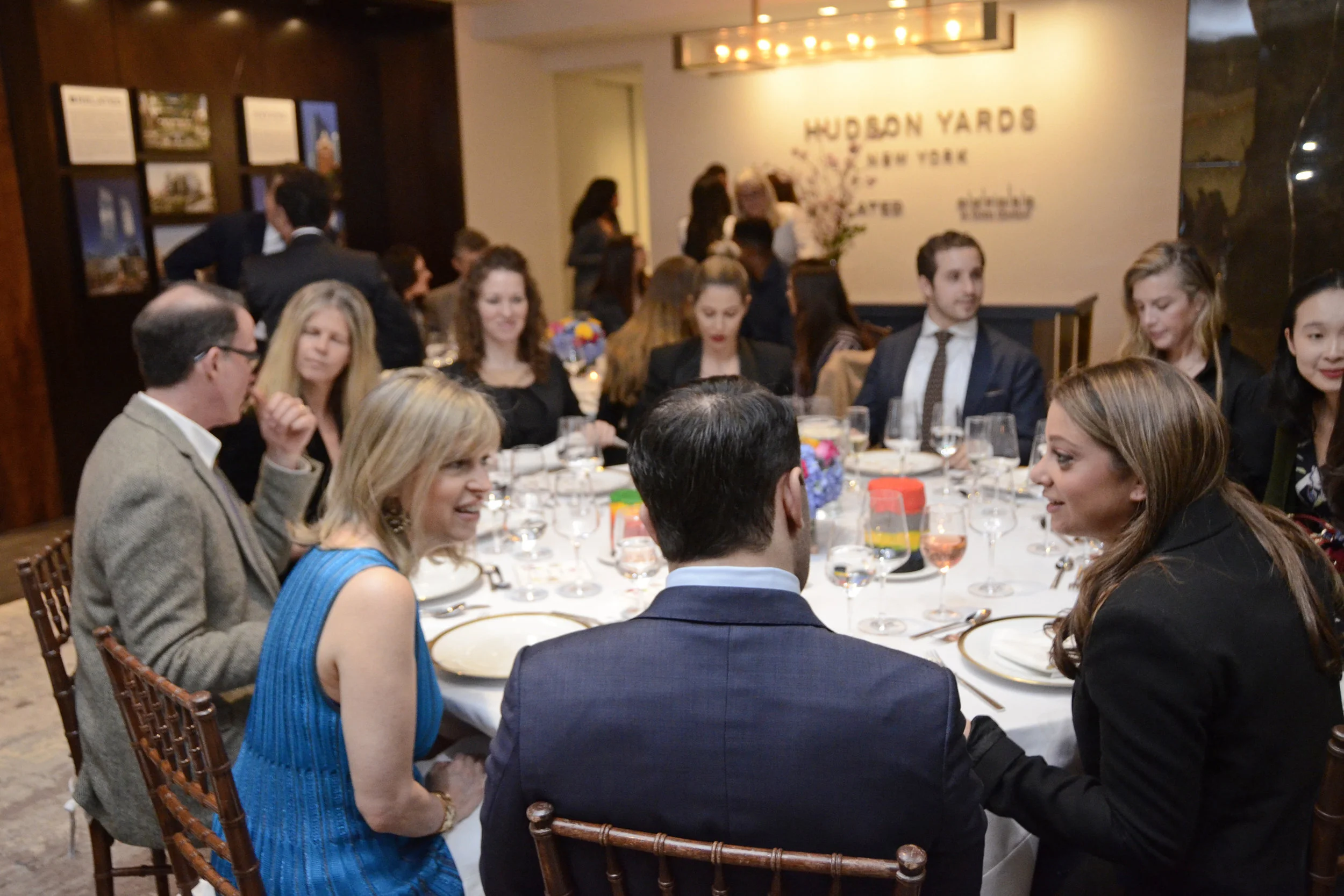 The guests engaging in critical, thought provoking conversations about the role public art plays in today's society. Photo credit Lukas Greyson