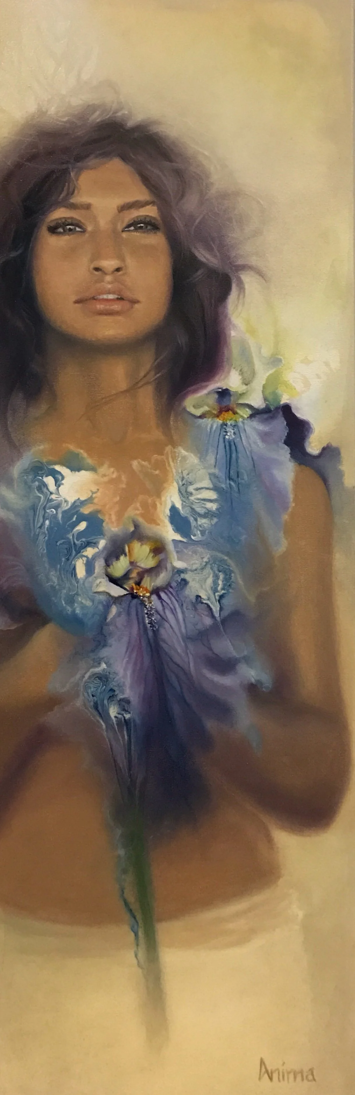 Sublimation - Oil Pastel and Acrylic Painting on Canvas