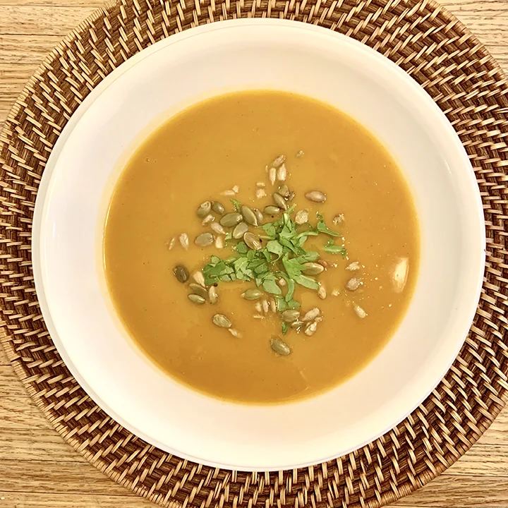 Ginger Maple Butternut Squash Soup