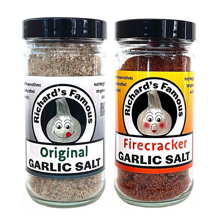 NO SALT, NO SUGAR, NO PROBLEM Salt-Free, Sugar-Free Seasonings Gift Set —  Richard's Famous Garlic Salt