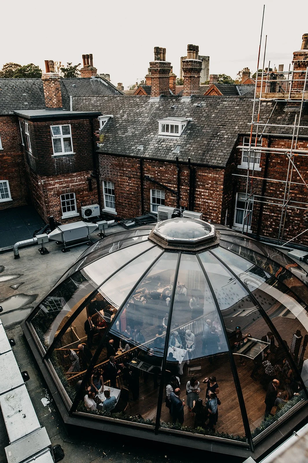 Lincoln documentary wedding photography at the White Hart Hotel