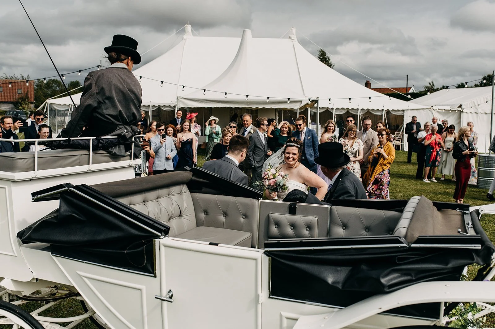 Norfolk documentary wedding photography, a DIY marquee wedding and the local church - Samantha &amp; Jacob