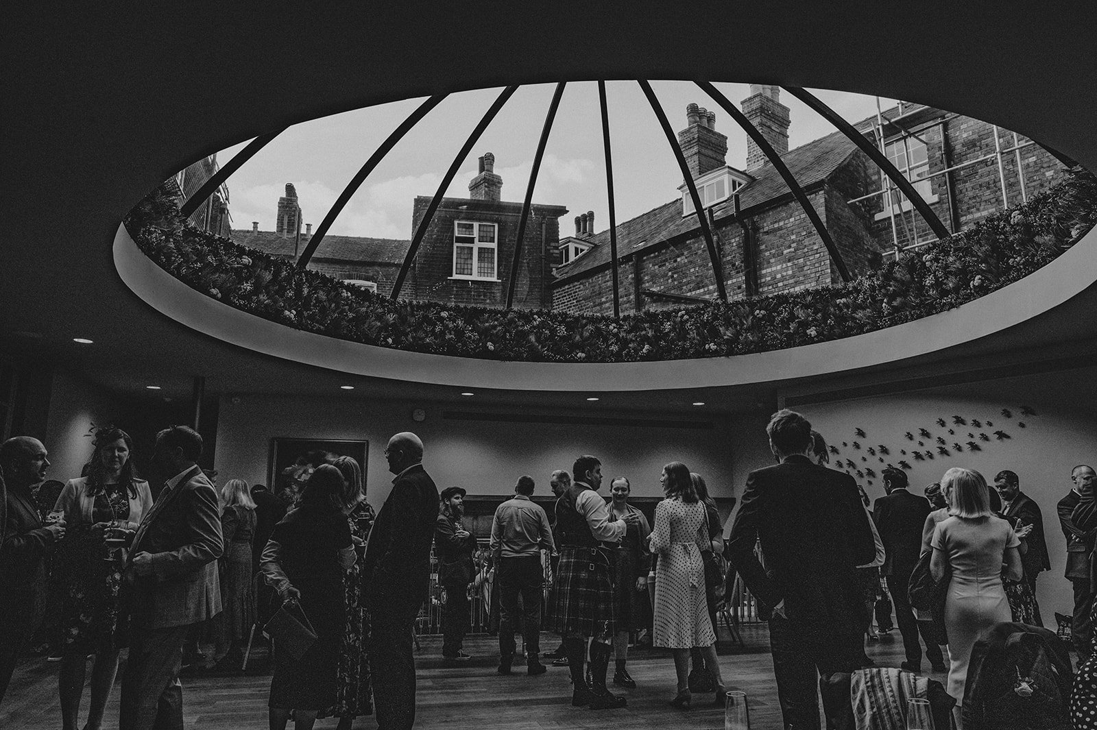 Lincoln documentary wedding photography at the White Hart Hotel