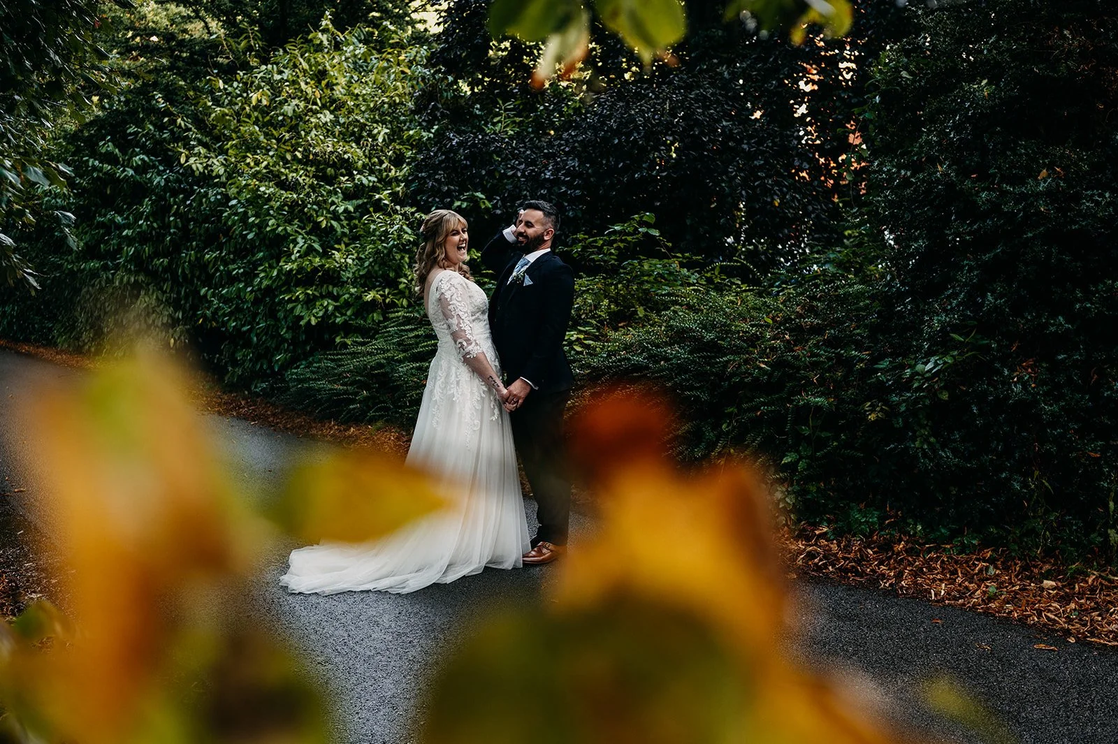 Couple at a Woodhall Spa wedding