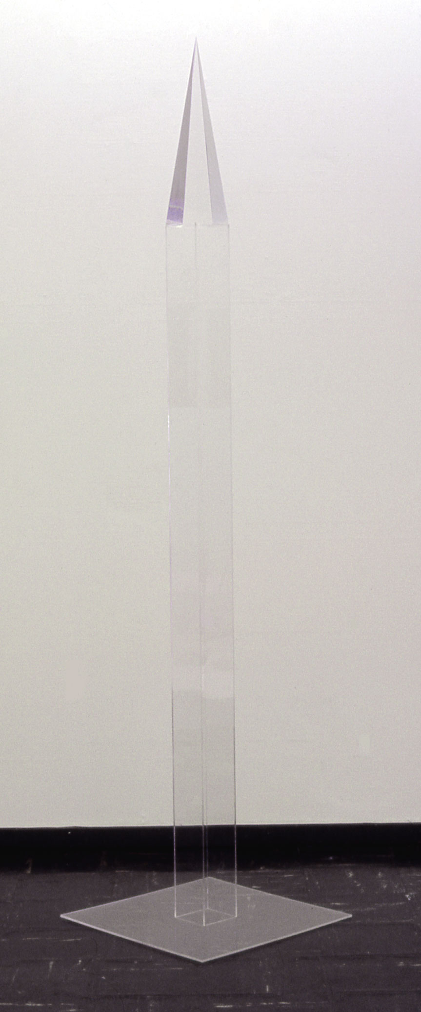  Obelisk, 1970  Acrylic and Resin  3"x3"x6' 