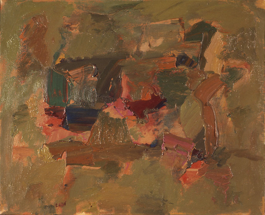  Green, 1958  Oil on Canvas  18"x22" 