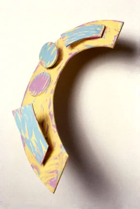 C, 1992 Acrylic Paint on Plywood 4'x6'x20"