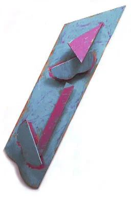 I, 1990 Acrylic Paint on Plywood 3'x5'x12"