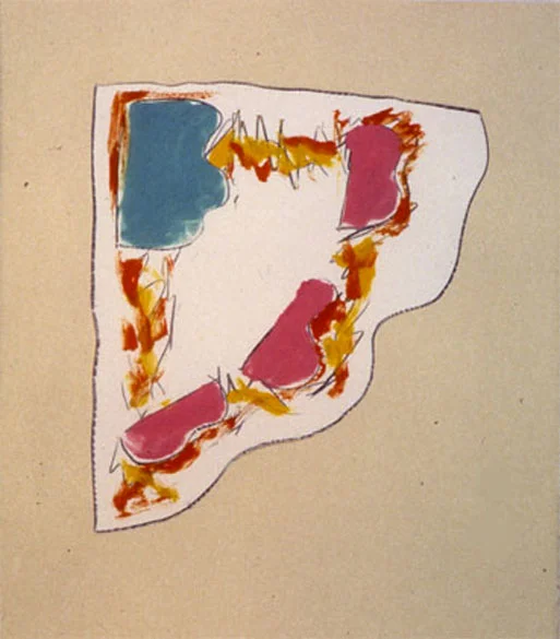 From Wood4, 1984 Monoprint 11"x14"