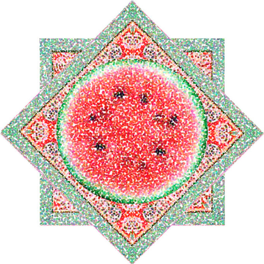  Thai Star Watermellon, 2001  Digital Painting 