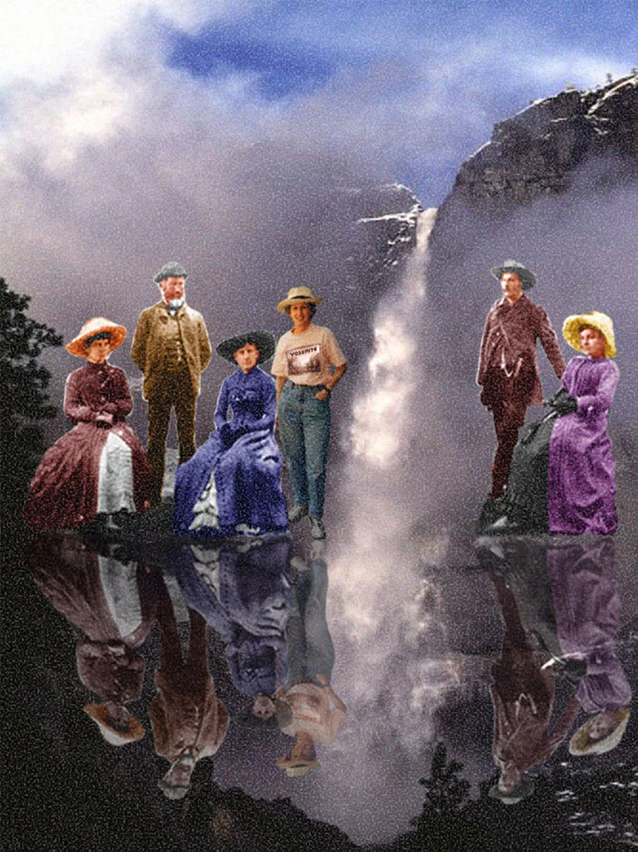 Newmarks in Yosemite, 2006 Digital Painting
