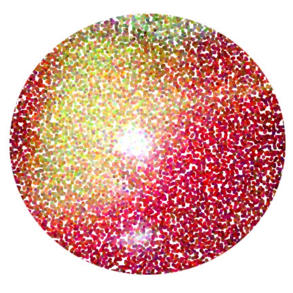  Apple (Circle), 2001  Digital Painting    
