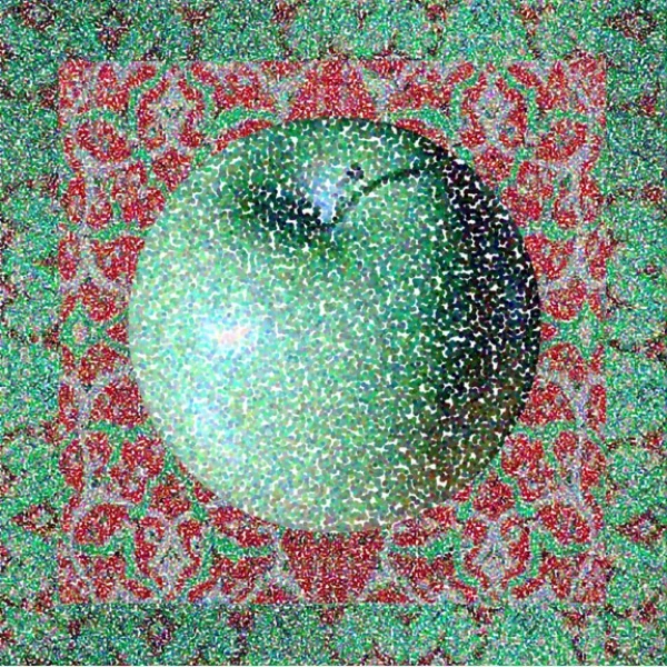 Matisse Apple. 2003 Digital Painting