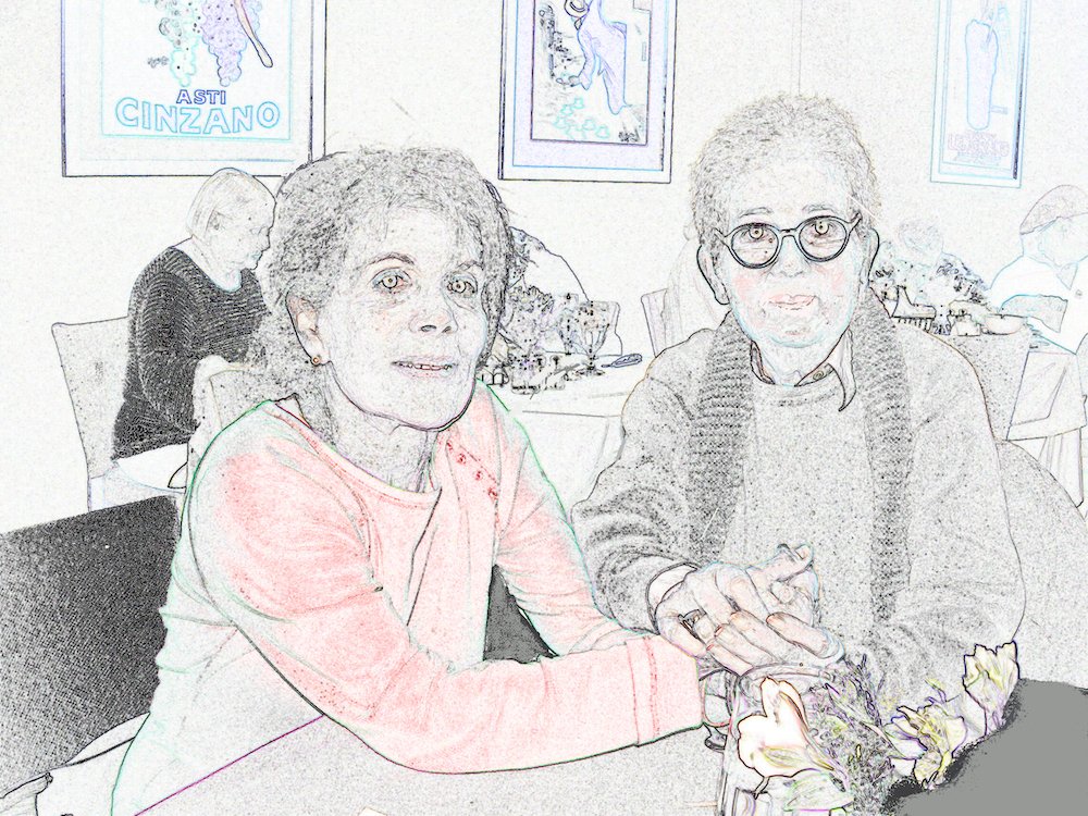  Janie Wolberg and Barbara Leif at lunch 2023   