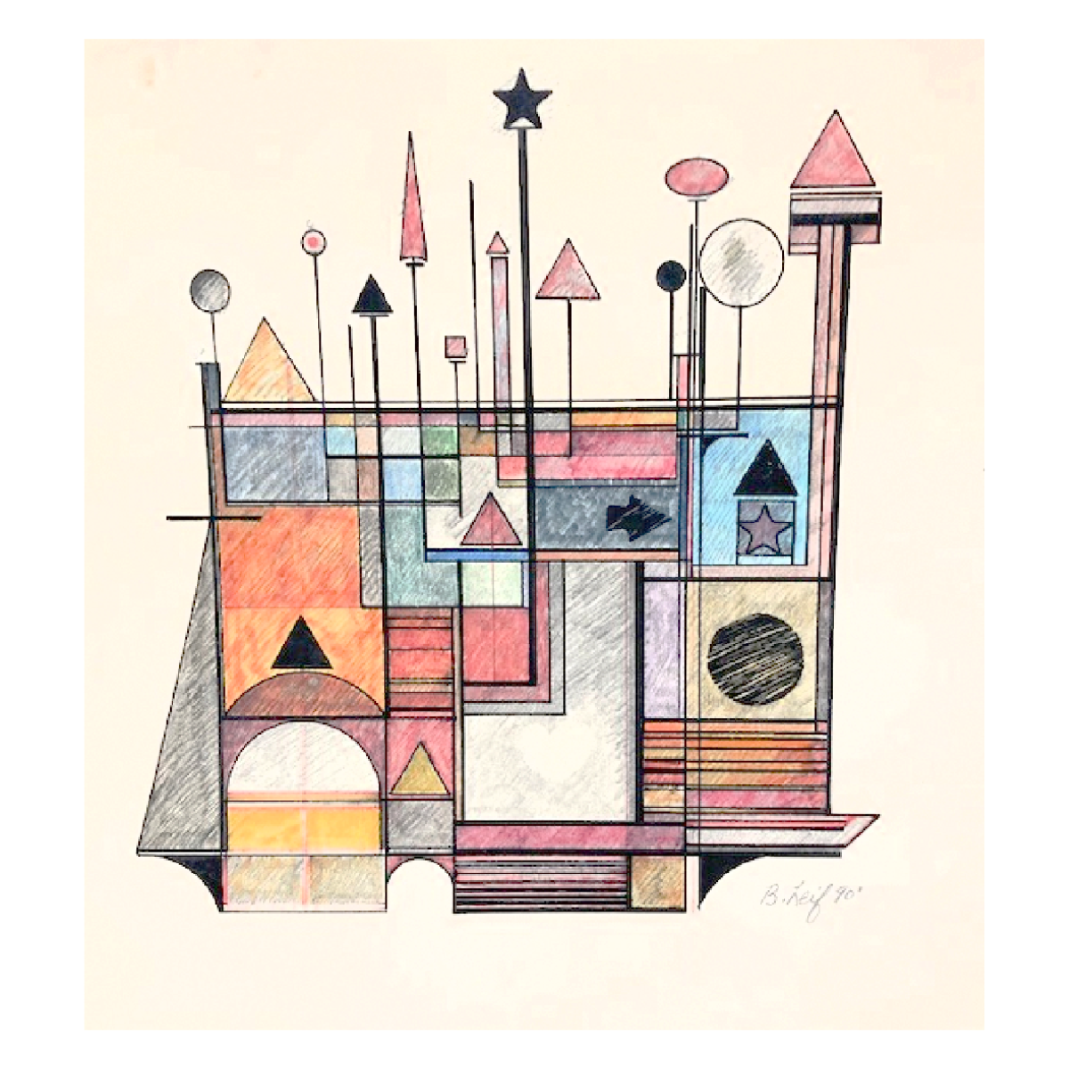 Barbara’s Art - Byzantine Structures, 1990