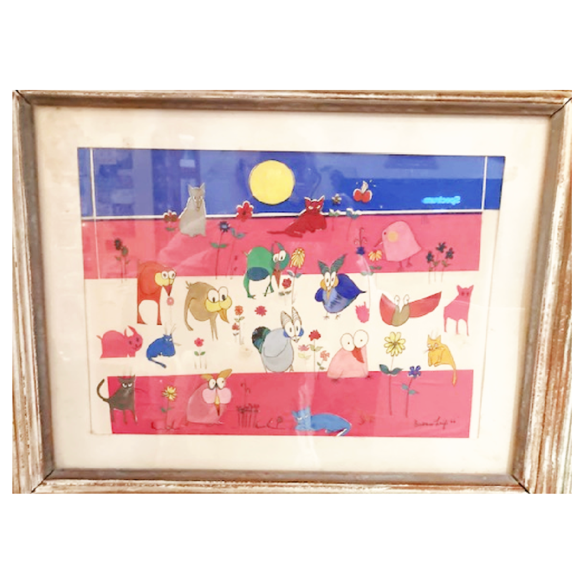 Barbara’s Art - Cats and Birds in the Garden