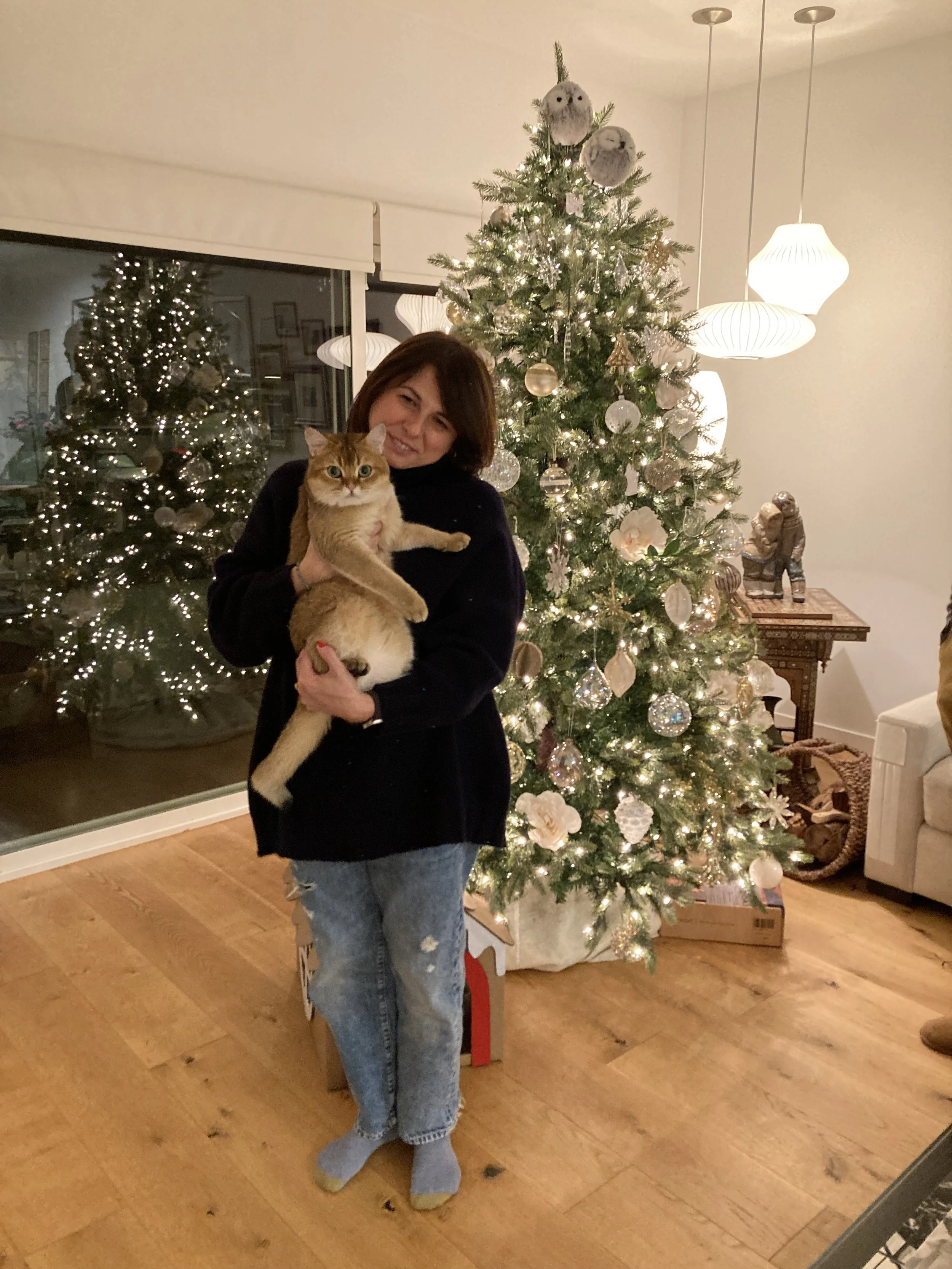 Our Italian neighbor Letti with cat