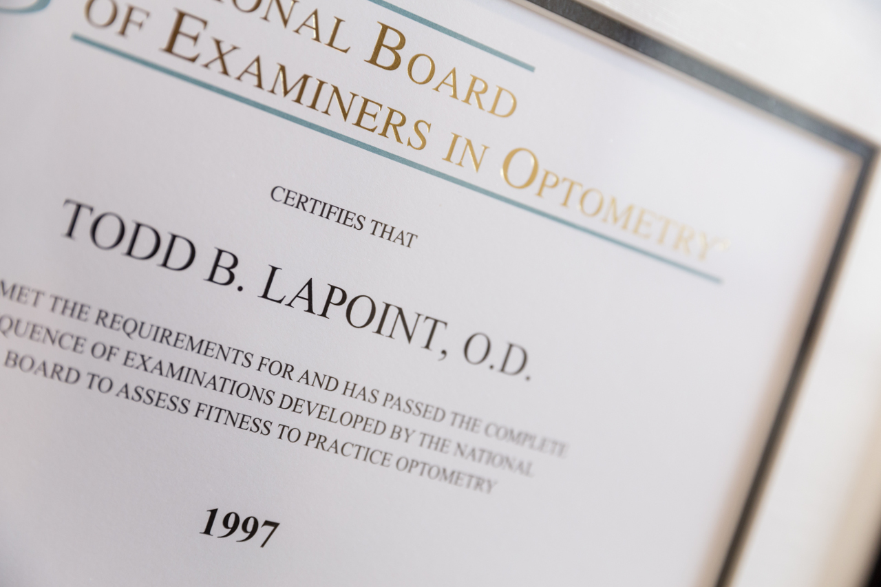 Dr. La Point Board Certification