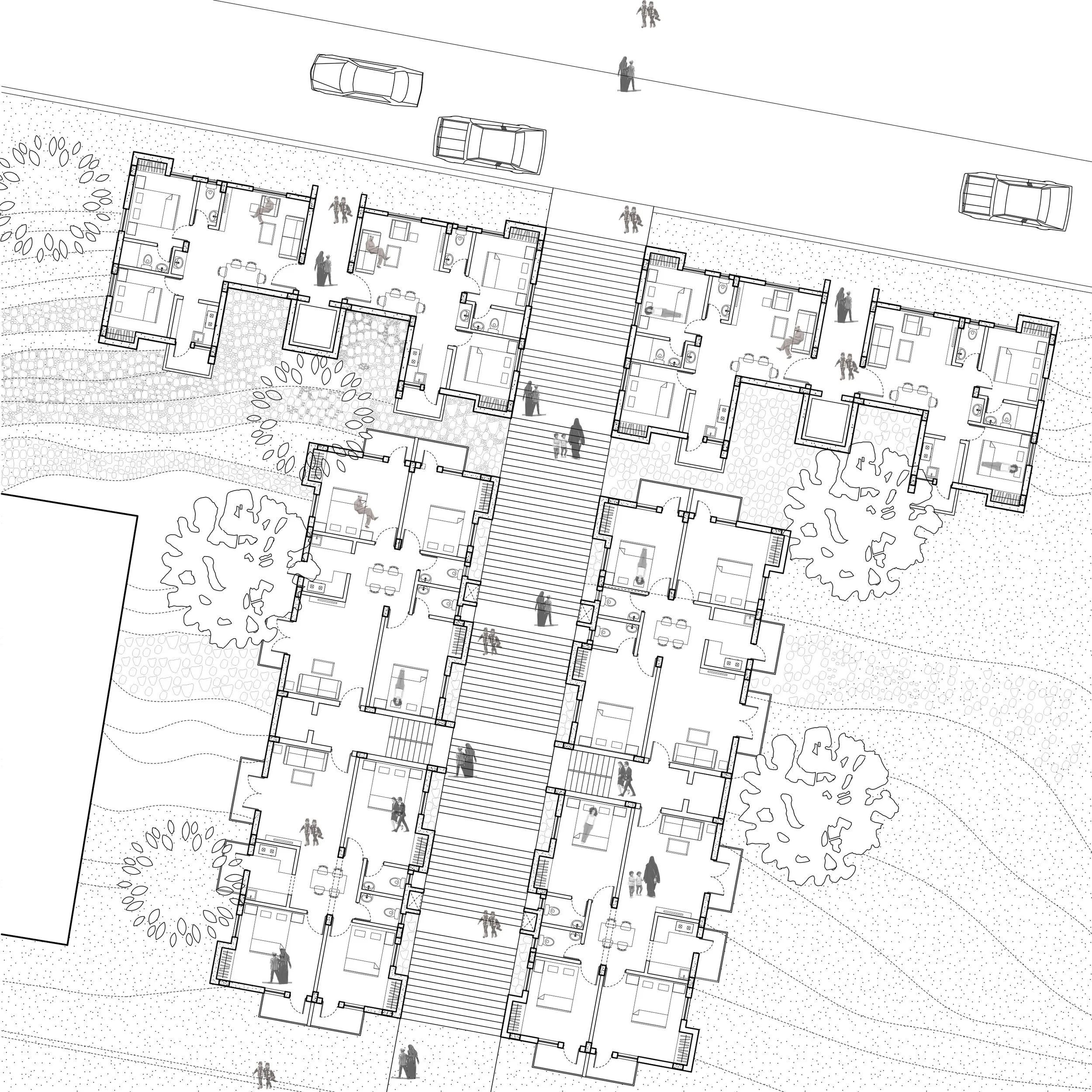1990s Apartment Buildings in Amman