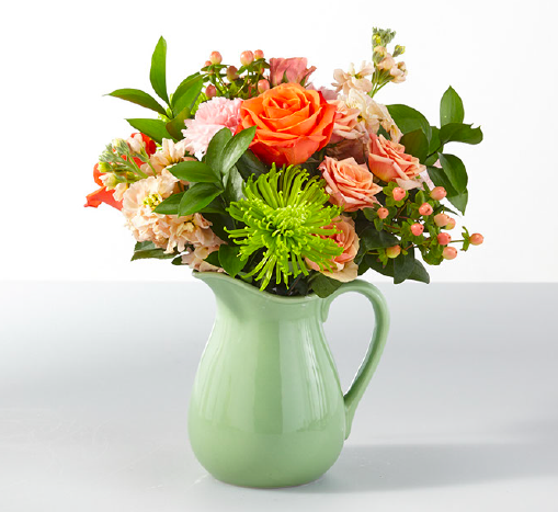 FTD PITCHER VASE DESIGN. 2019