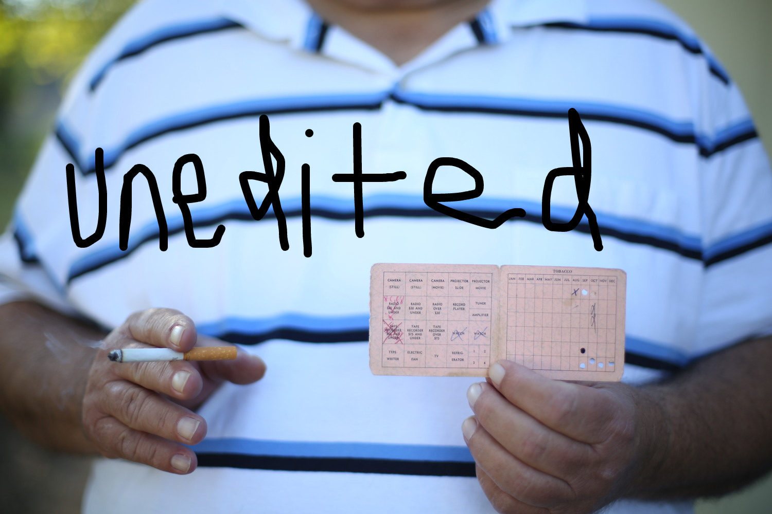 One of the few items Betty held onto for Gary is his cigarette ration card. Gary's smoking is a constant battle between he and Betty. He's tried to quit before, but to no avail. Betty feels lucky that smoking is his vice instead of alcohol, but she …