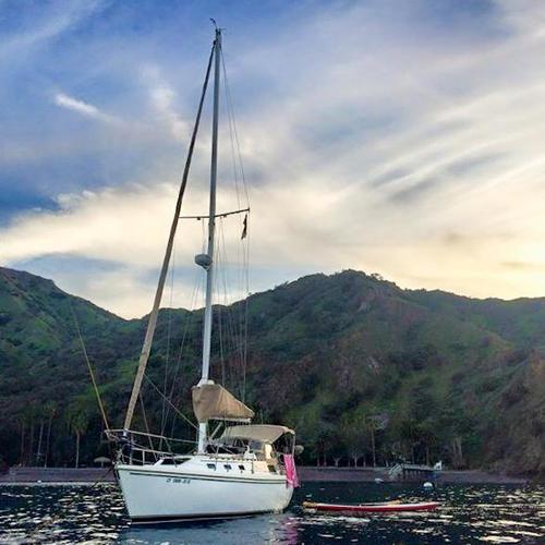 My lovely lady, Haunani at Catalina Island