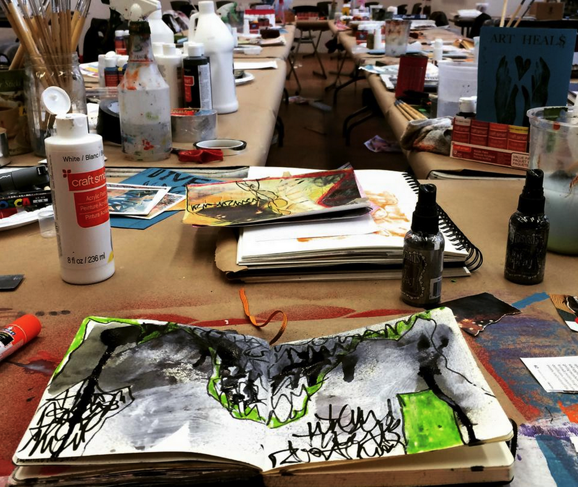 following a thread :: an introduction to art journaling