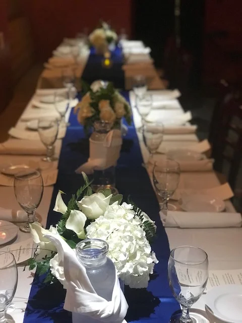 Photo of a recent intimate wedding at Two Twenty Restaurant in Chico
