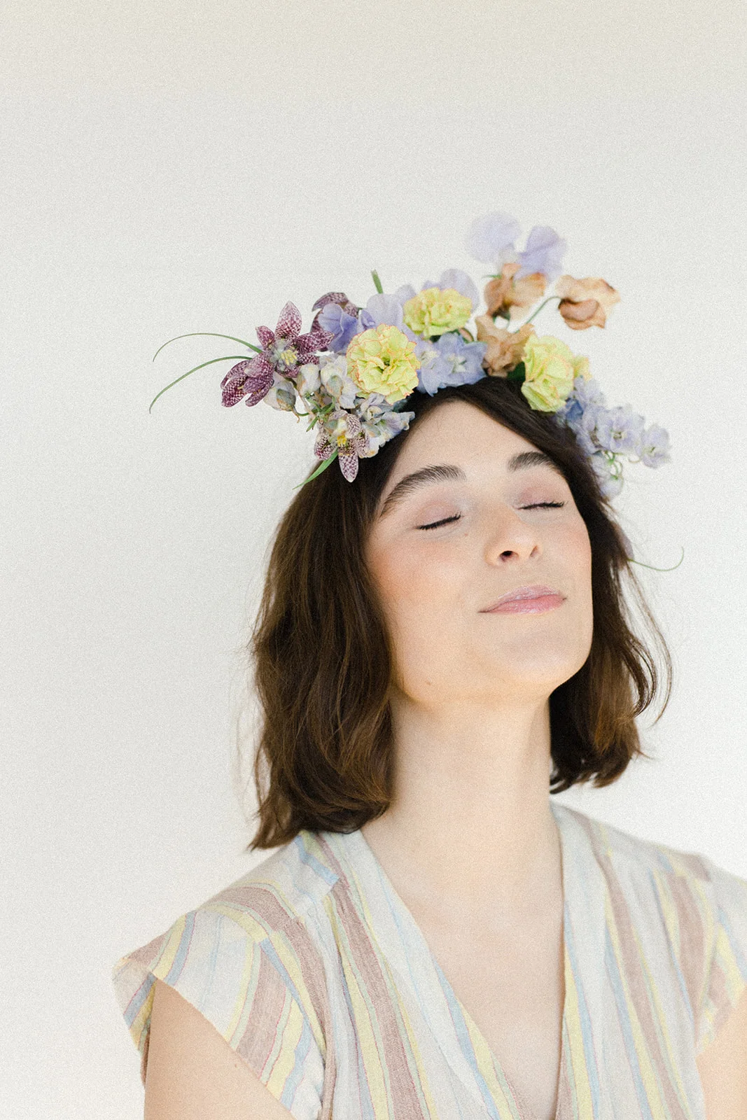 A Spring Flower Crown Featured In Minnesota Bride Magazine Ashley Fox Designs