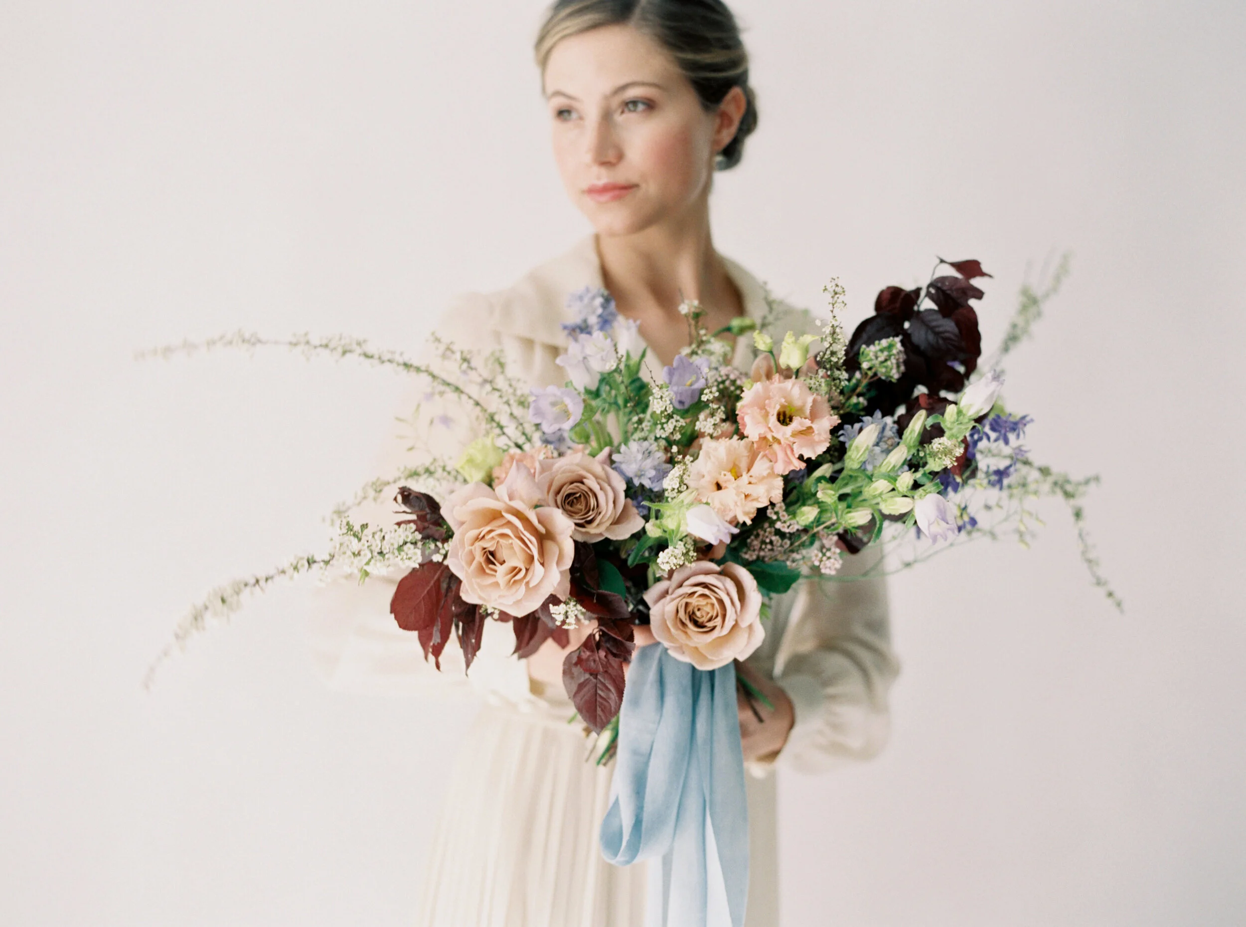 Mauve + Periwinkle Blue 