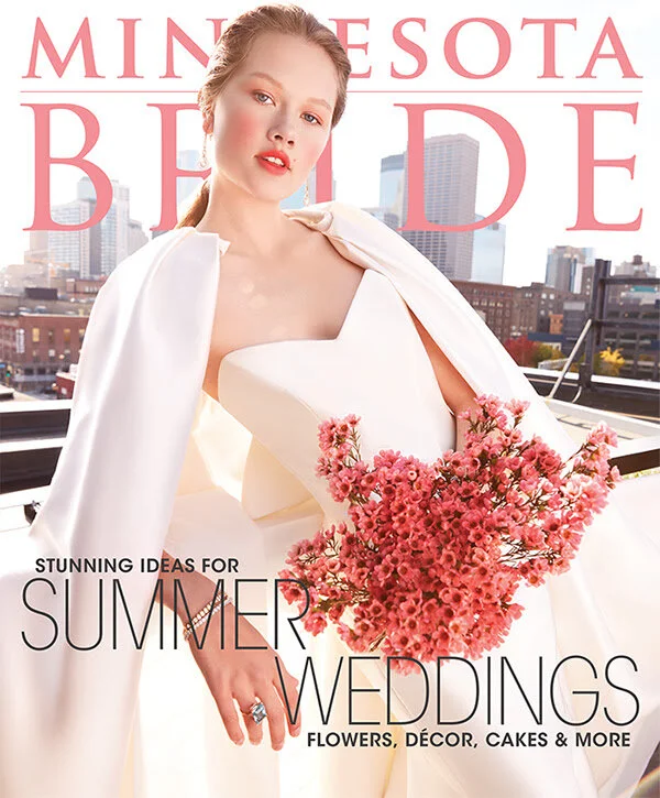 Cover &amp; Editorial Feature: Spring/Summer 2020 Minnesota Bride Magazine
