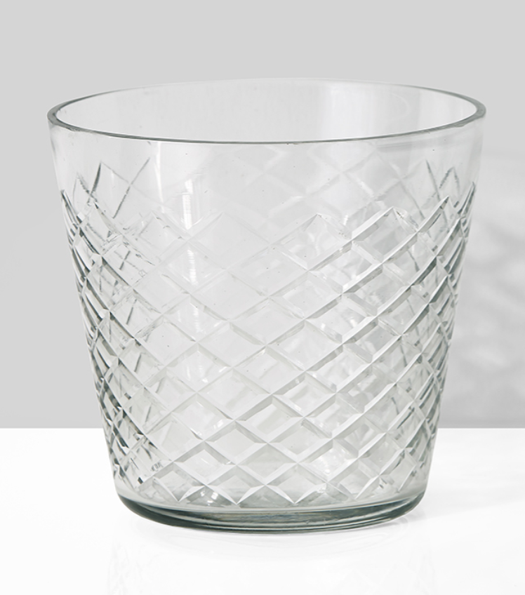 Wide Lattice Votive 4"d x 3.75" $3.50 (16)