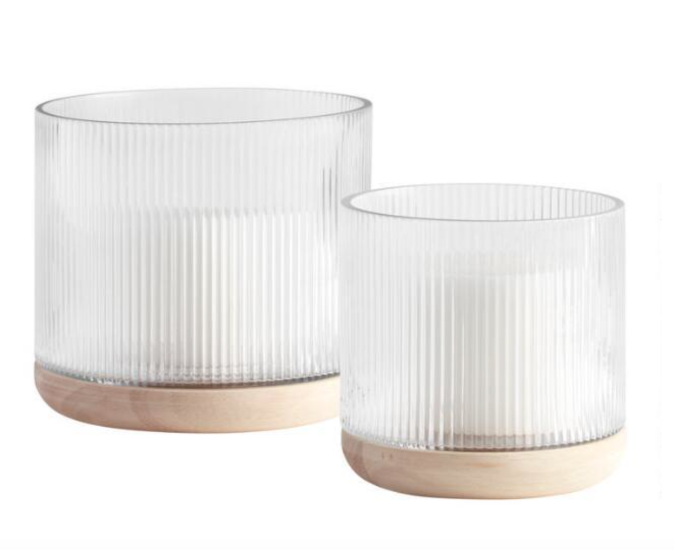 Pleat + Wood 5.5"x 5.1" $7 (3) / 7"x 6.5" $8 (1) 