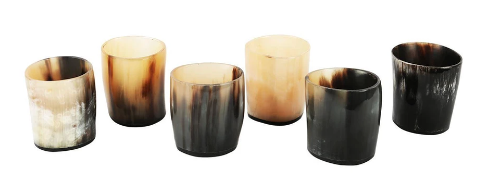 Horn Votive (mix) for LED only  3" t x 2" w $4 (64)