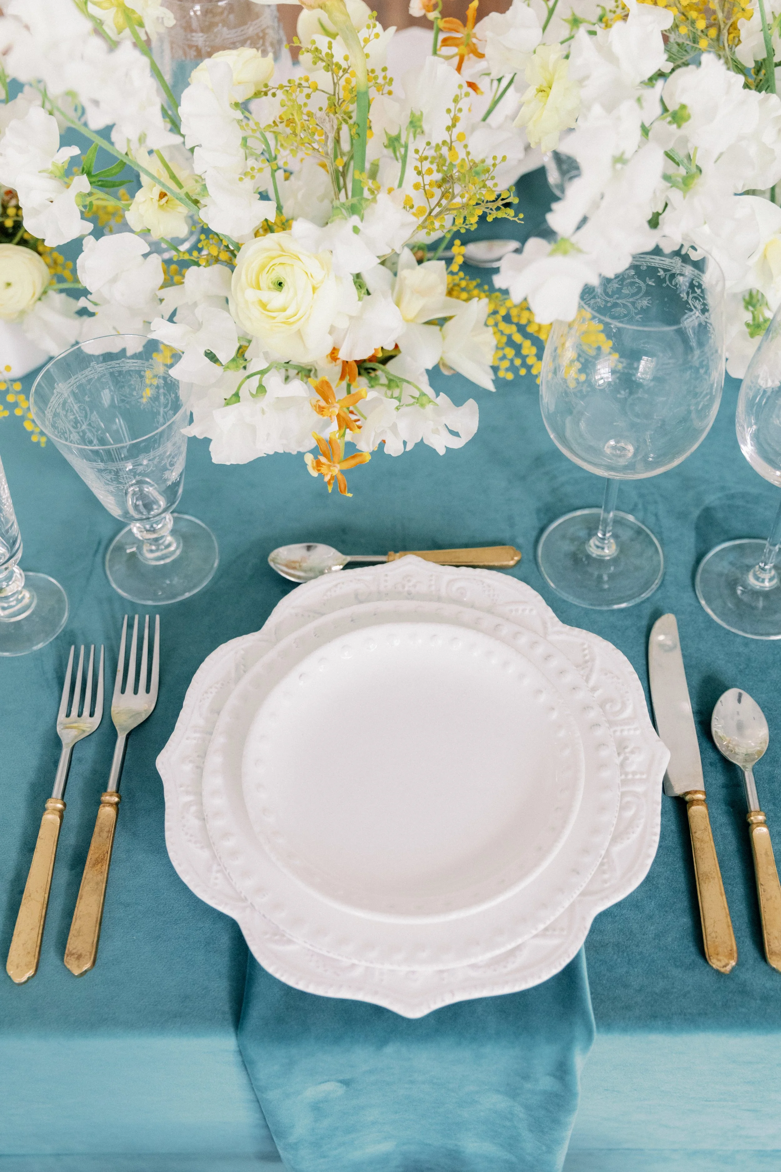 Yellow + Teal Gallery