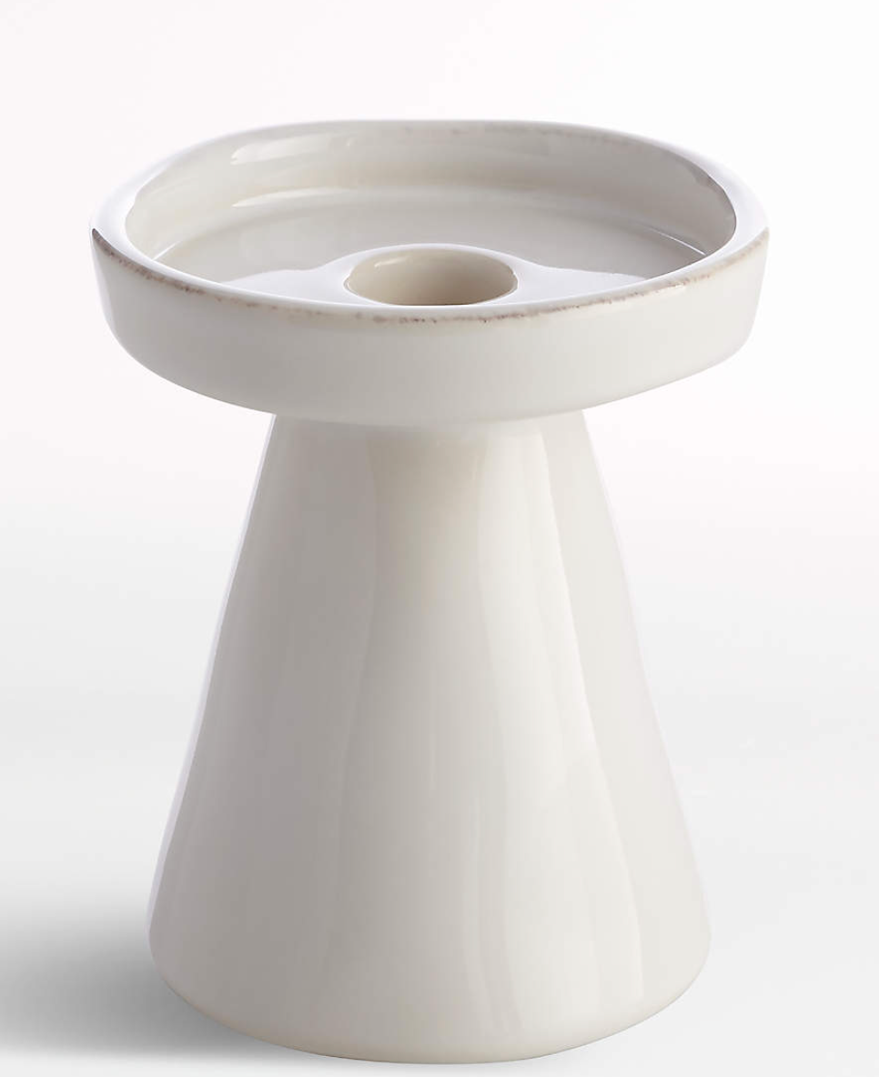 White ceramic holder $3.50 each (42)