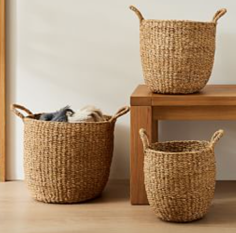 14" Tall nesting basket trio $10 each (2 sets) 