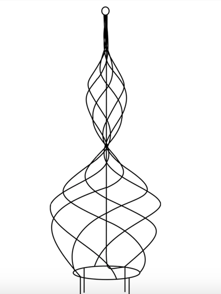 4' H Metal topiary base 12" $25 (2)