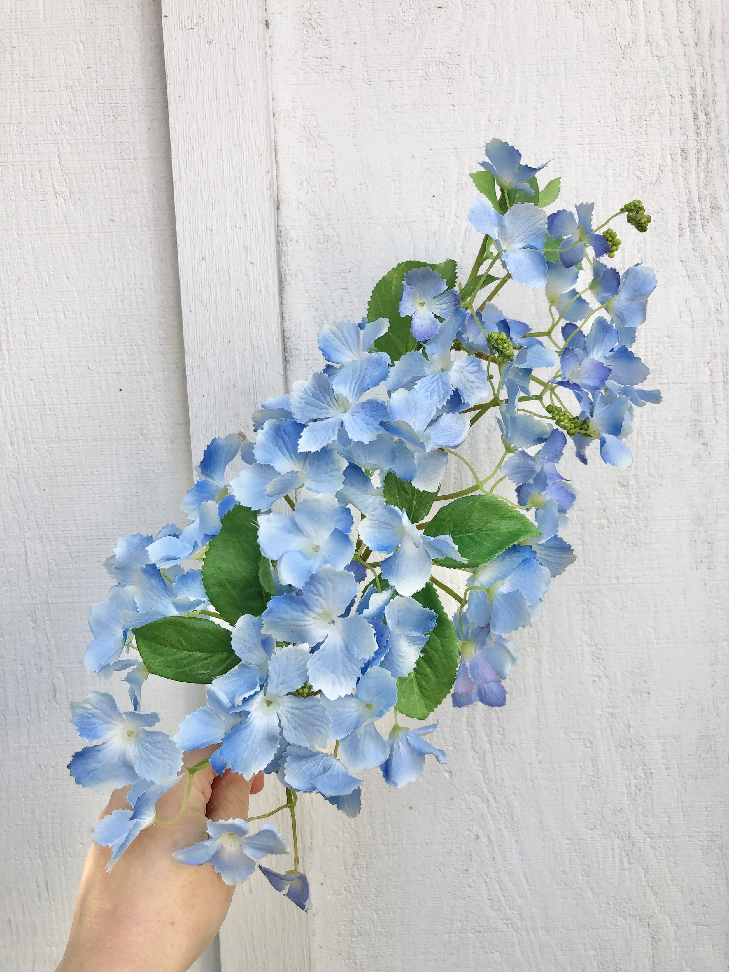 Blue Hydrangea 12" bloom (8)