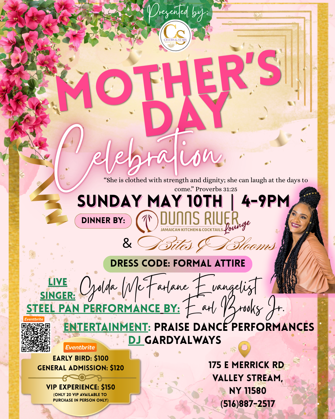 An Elegant Mother’s Day Celebration: Dinner, Praise, Live Music, &amp; Entertainment