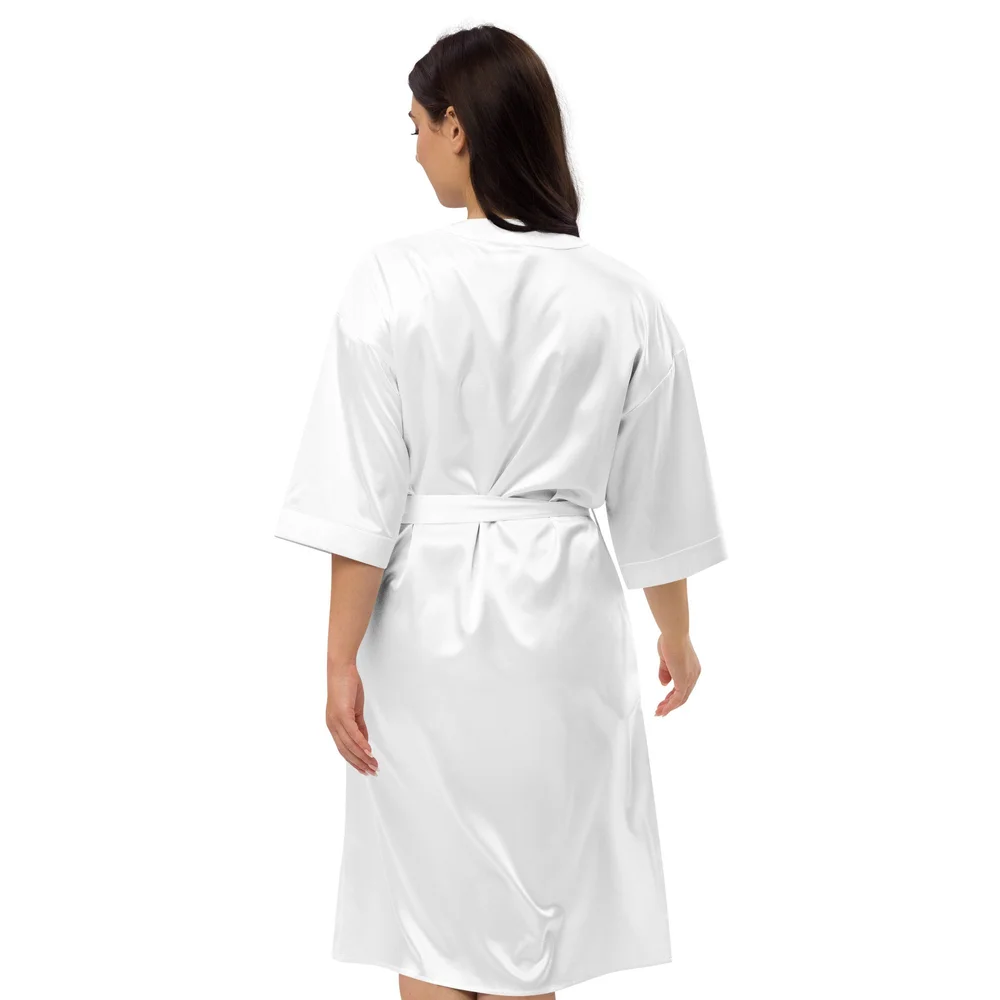 Satin Robe Back