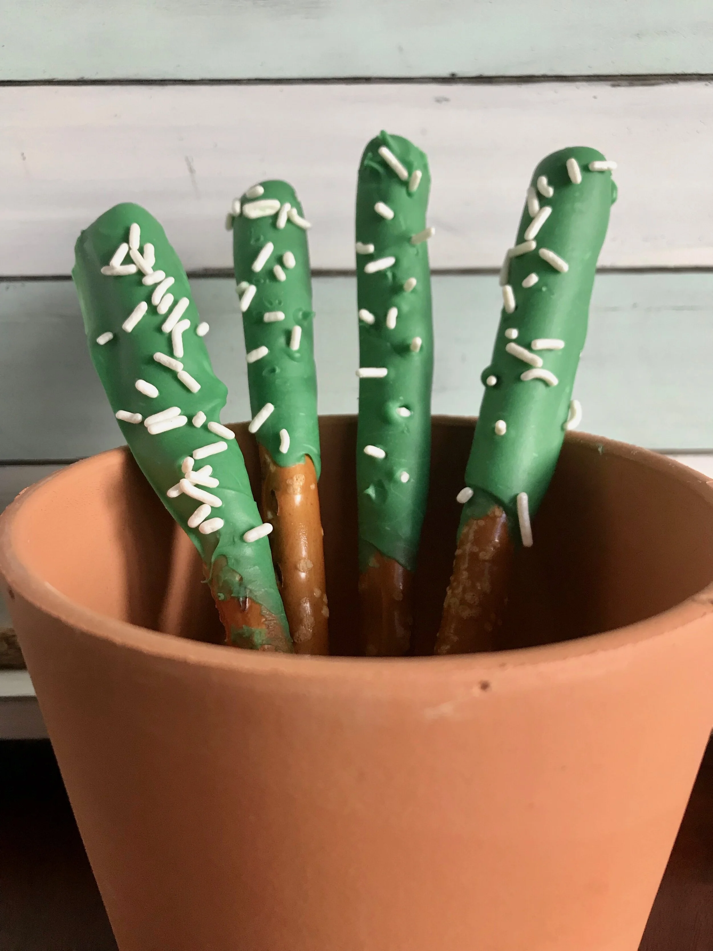 Chocolate Covered Cactus Pretzels Mccullah Design Company