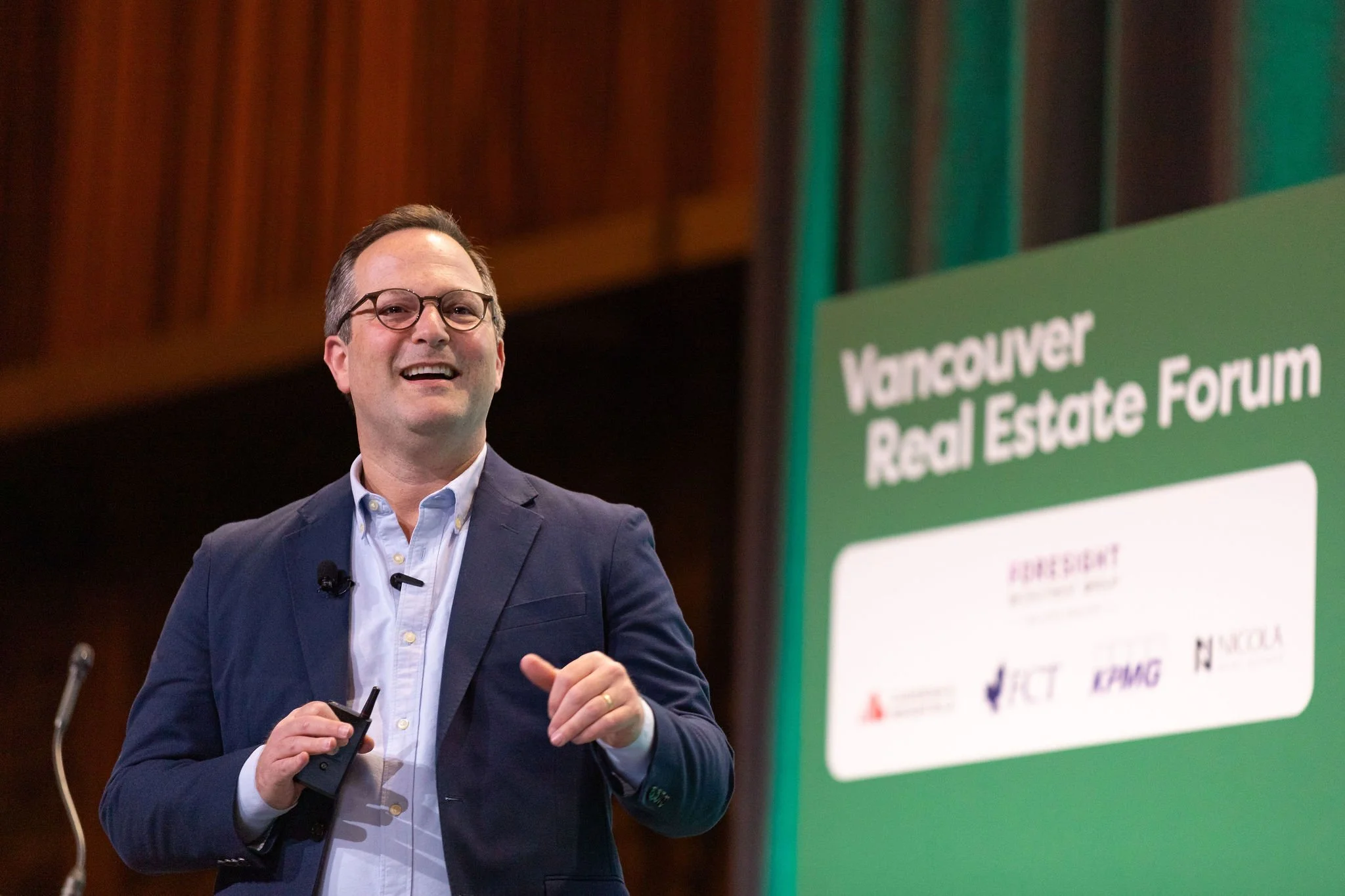 Dror Poleg presenting at the Vancouver Real Estate Forum (Copy)