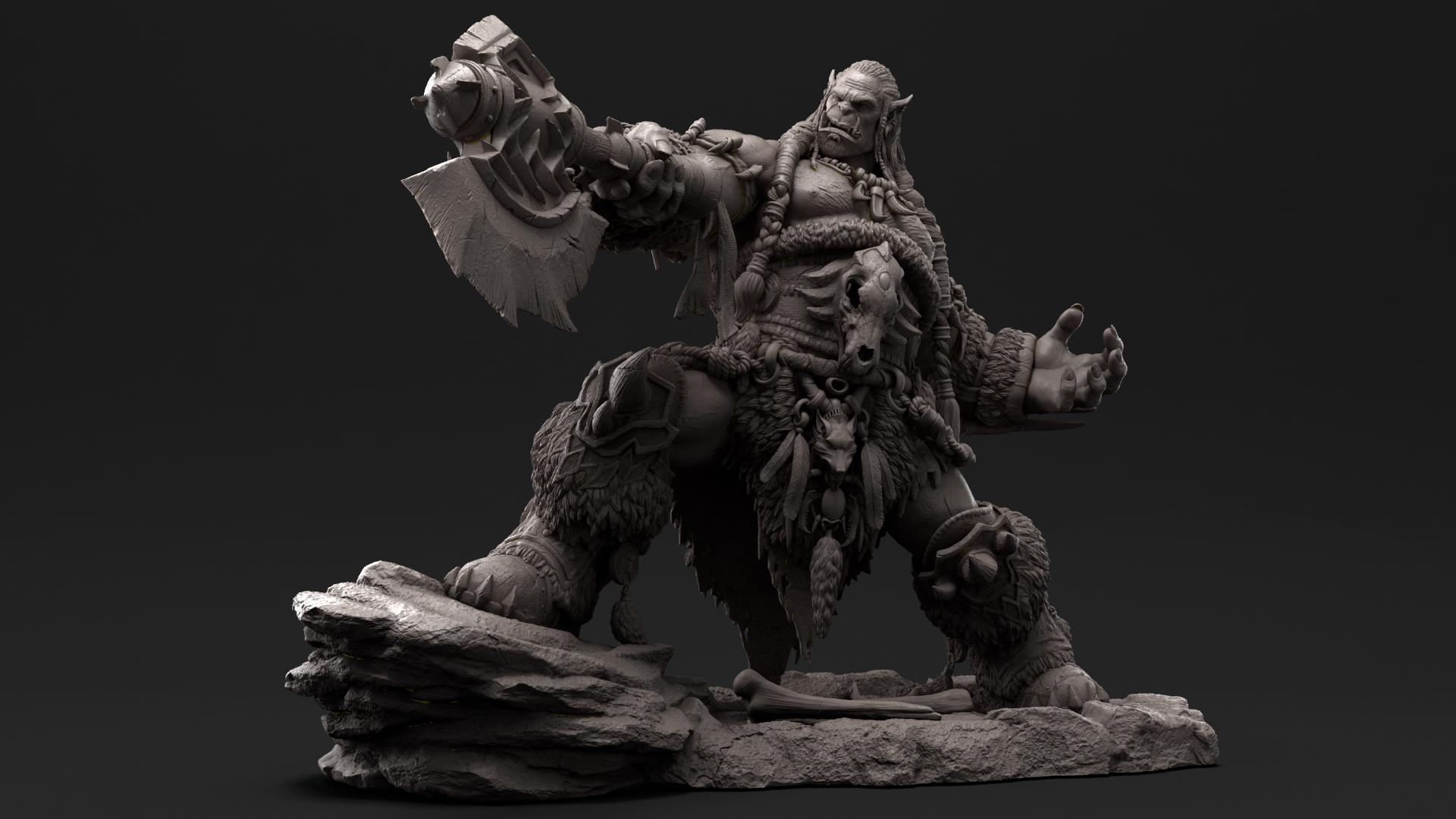 Warcraft Durotan Statue by Gentle Giant Ltd.