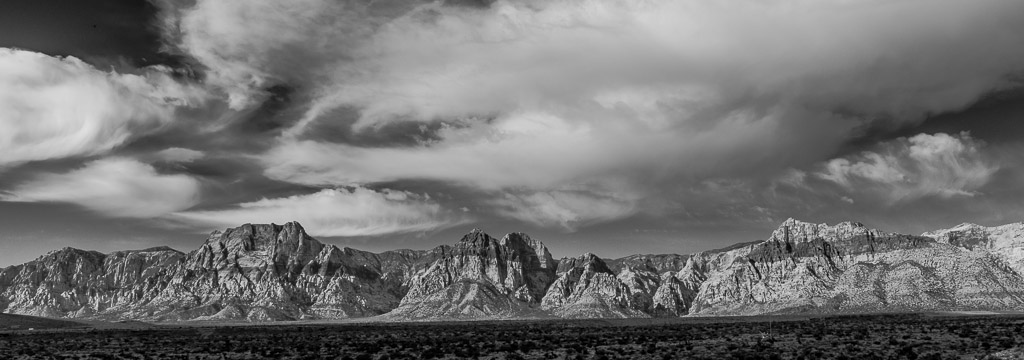 Red Rock Canyon Black & White