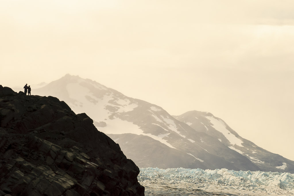 Overlooking the Grey Glacier, Torres Del Paine National Park, Southern Patagonia, Chile