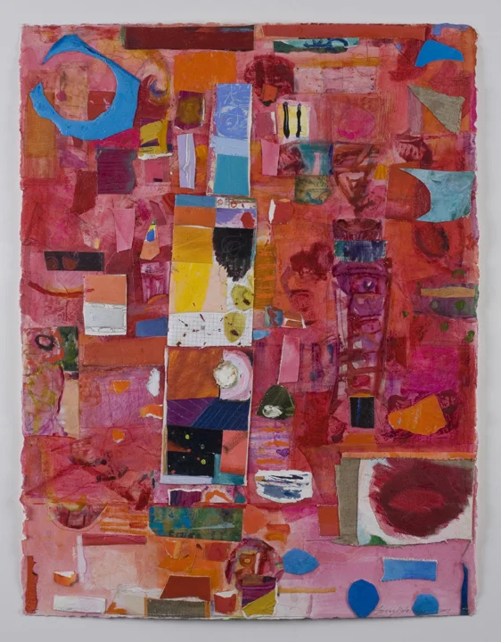 MARRAKECH: mixed media, collage on arches: 30 x 24